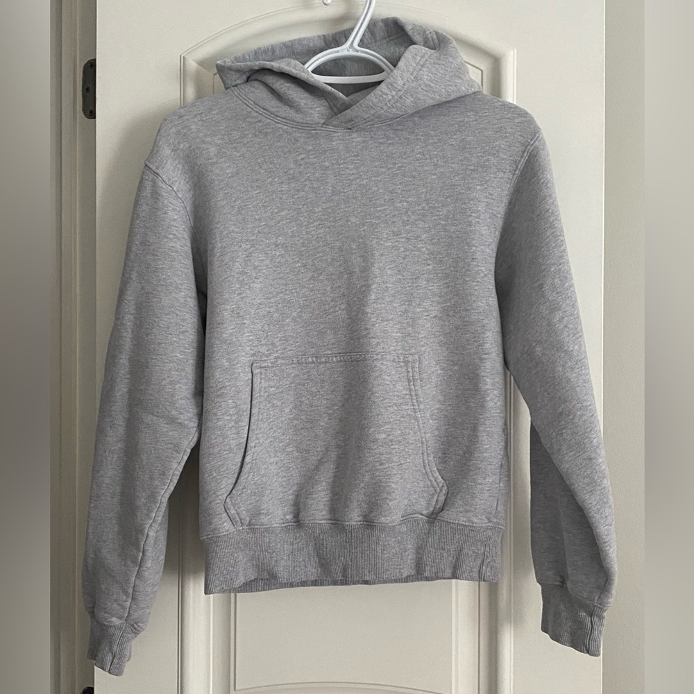 TNA Cozy Fleece Perfect Hoodie 2XS Heather Grey